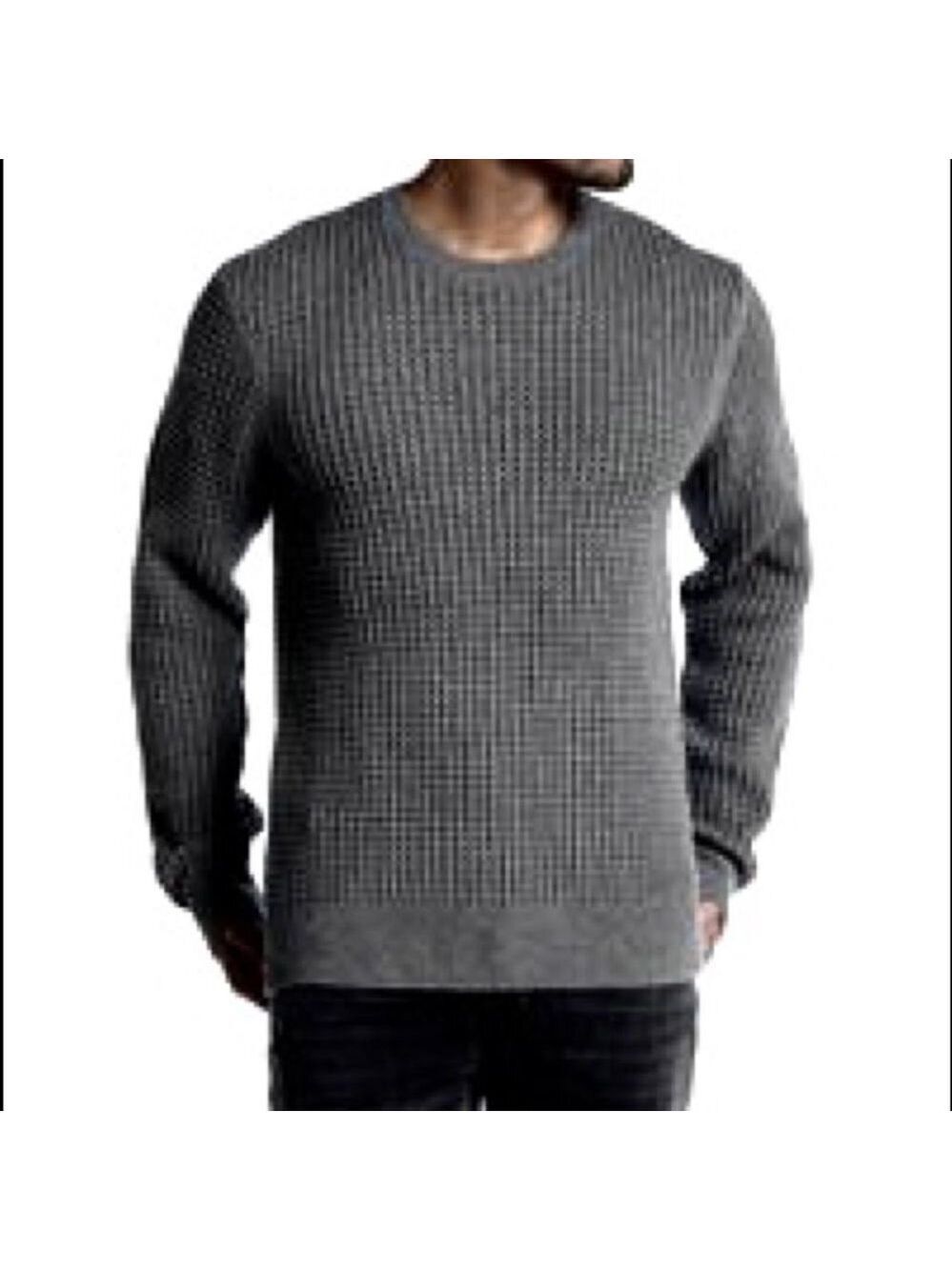 𝅺** Jack Spade Charcoal 100% Wool Crewneck Sweater Size XS